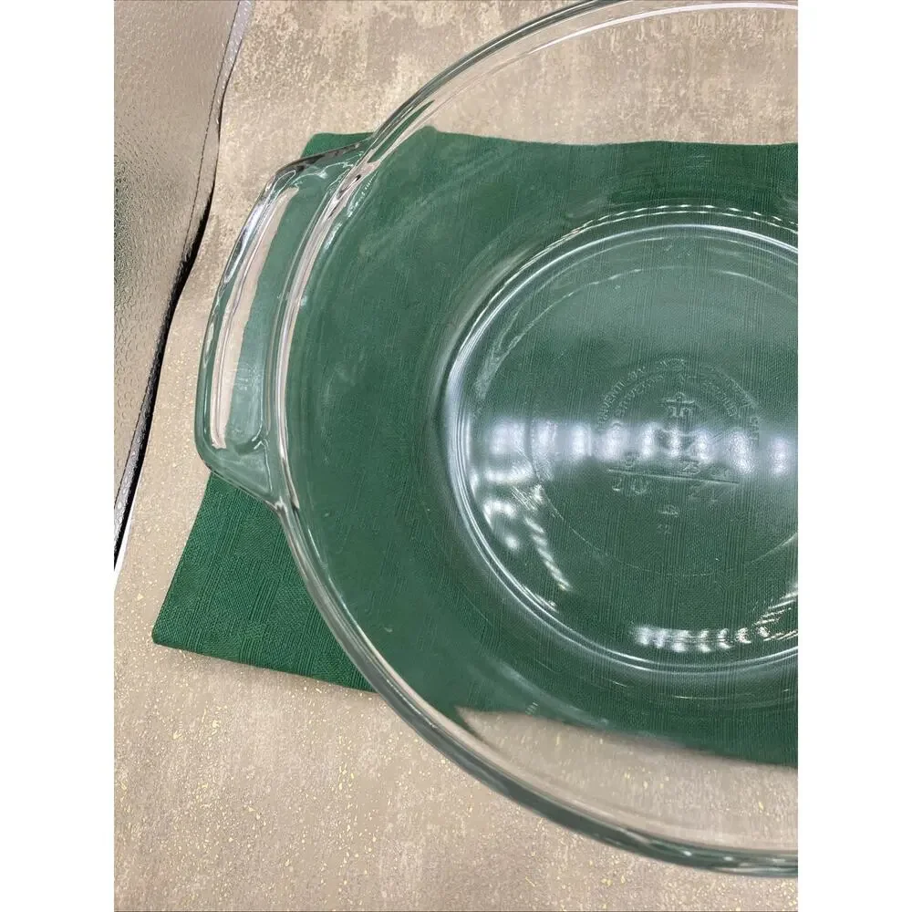 Anchor Hocking 2 Qt Round Glass Casserole Dish Oven & Microwave Safe Clear